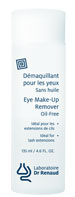 Démaquillant pour les yeux sans huile - Laboratoire Dr. Renaud - Montréal